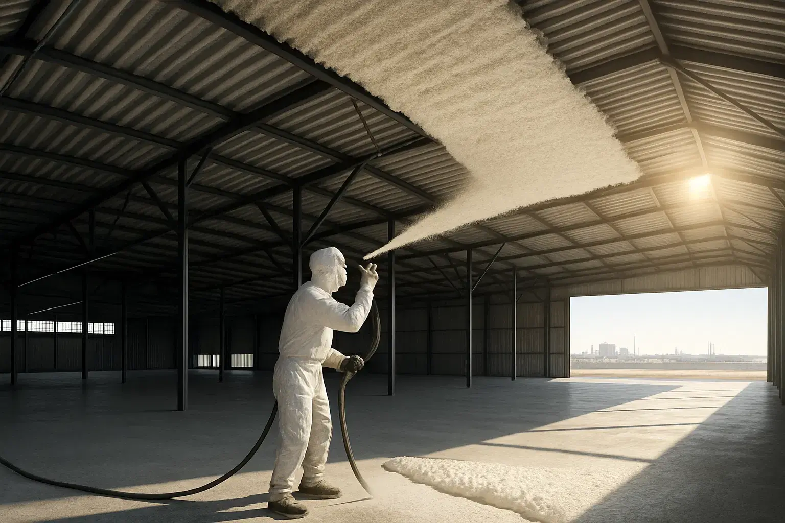 عزل الشينكو والهناجر بالخبر : تقليل الحرارة ومنع التكاثف