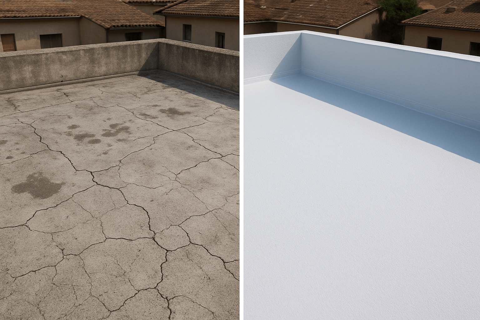 تسربات السطح في الخبر : 7 أسباب شائعة + أفضل حل عزل مائي