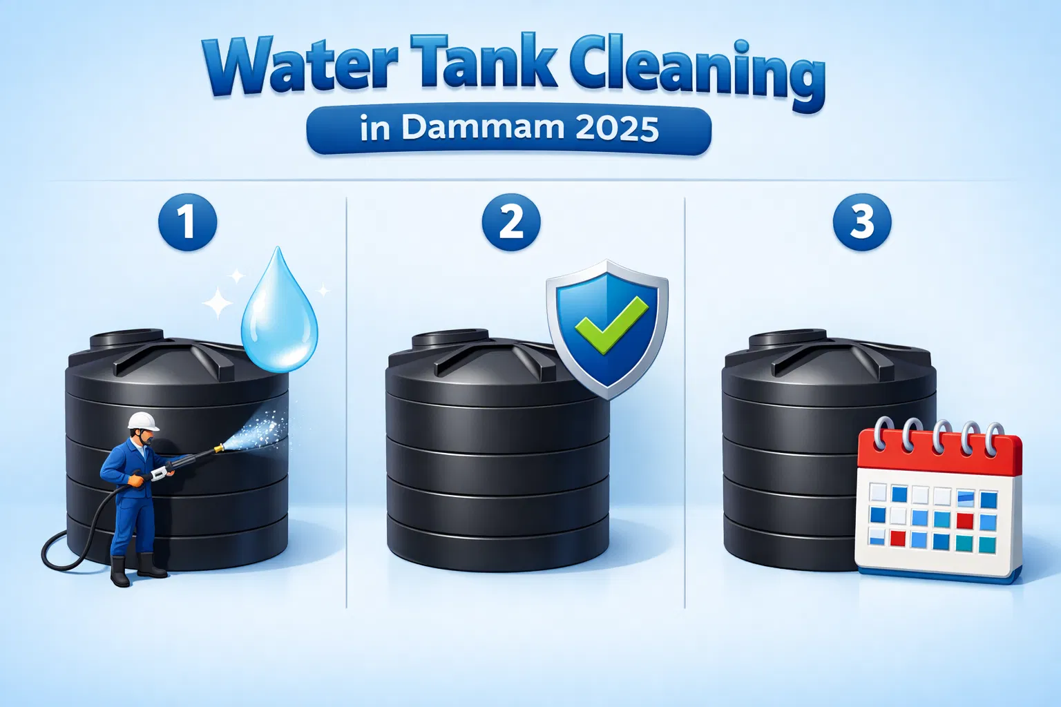 تنظيف خزانات بالدمام: أسعار تقريبية ونصائح لاختيار أفضل خدمة